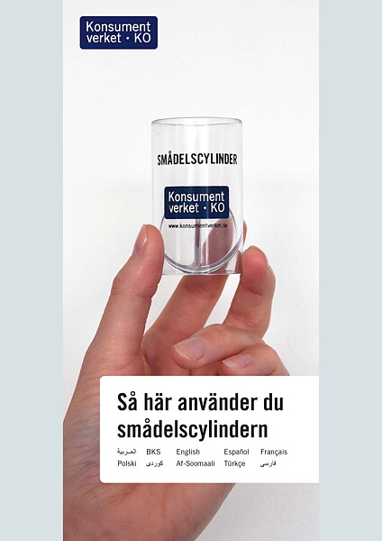 Sa Har Anvander Du Smadelscylindern 10 Olika Sprak Publikationer Konsumentverket